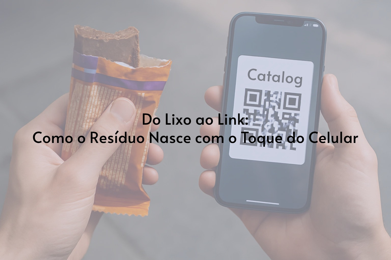 Do Lixo ao Link: Como o Resíduo Nasce com o Toque do Celular