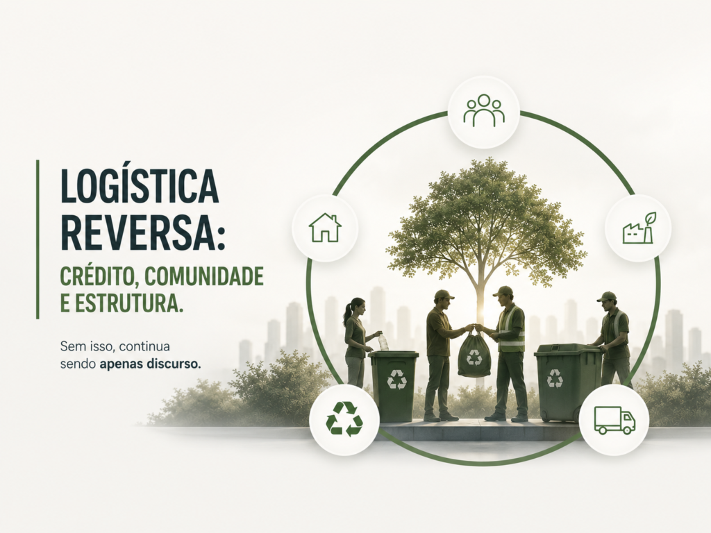 Sem Crédito, Comunidade e Estrutura, a Logística Reversa Continua Sendo Apenas Discurso